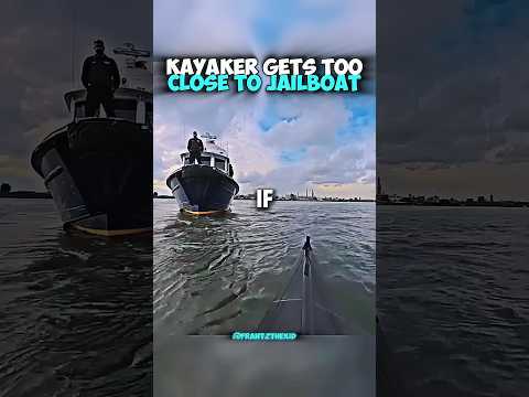 🇺🇸 Kayaker Gets Too Close To JailBoat😳 #shorts & Top Health & Home in US