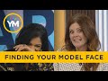 Our hosts try to find their model face  your morning