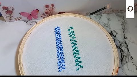 basic hand embroidery tutorial variation of lazy daisy border design