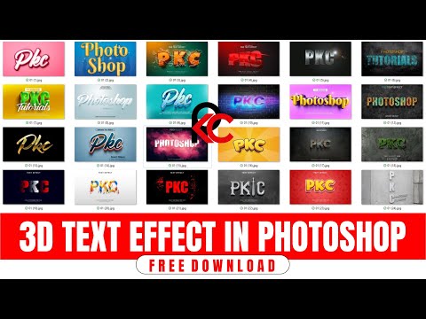 3D Text Effect in Photoshop Tutorial | Photoshop Tutorials by pkc ...