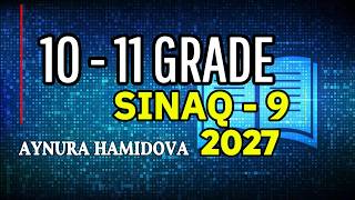 10-11 SİNİF SINAQ - 9 (2027 Model)