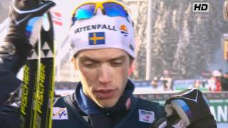 VM Men&#39;s 4x10 Km Holmenkollen 2011 - Marcus Hellner INTERVIEW