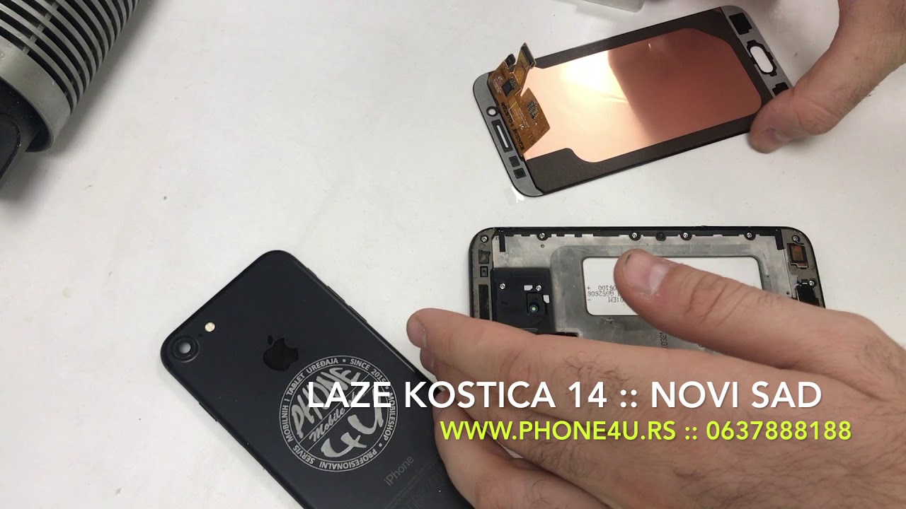 Zamena ekrana na Samsung Galaxy J5 2017 J530 :: Замена дисплеја за ...