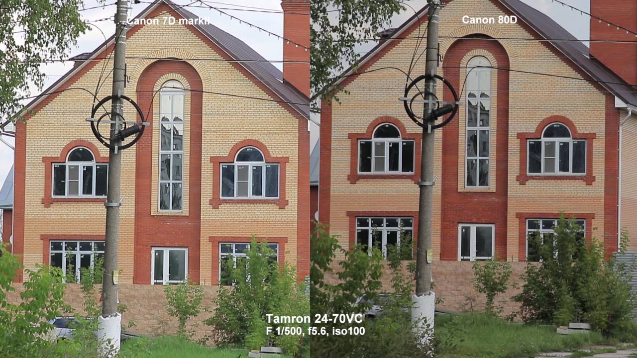 Canon 7D MarkII vs Canon 80D.