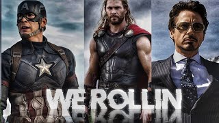 BEST trio ever🔥| Ironman😎x thor⚡x captain America❤️|we rollin|Thor x captain x tony whatsapp status🔥