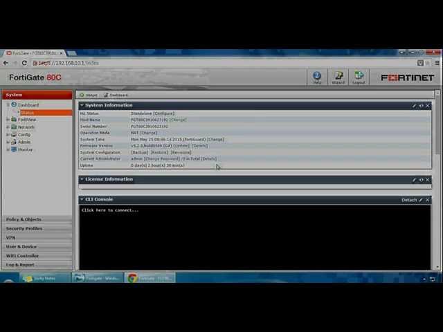 Fortinet Fortigate Firewall SSL VPN Demo