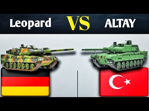 German Leopard 2A7 VS Turkish ALTAY Main Battle Tank