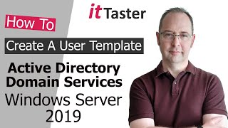 How To Create A User Template In Active Directory - Windows Server 2019