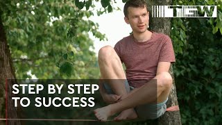 Step by step to success. Simon Kalteis shares his personal growth path at TGW.