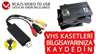 Vhs Kaset Videolarınızı Bilgisayarınıza Kaydedin Easycap Usb Dvr Capture Kayıt Kartı Incelemesi