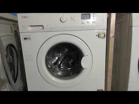 CDA CI330IN Integrated washing machine : overview and test wash