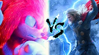 KNUCKLES vs THOR - Epic Supercut Battle!