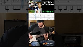 Huey Lewis & The News If This Is It Guitar Solo with TAB