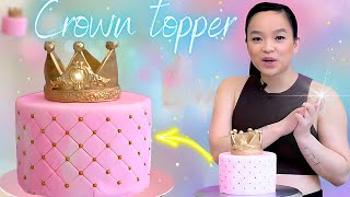 👑♦️ Royal Perfection: The Ultimate Crown Topper Tutorial! 👑♦️
