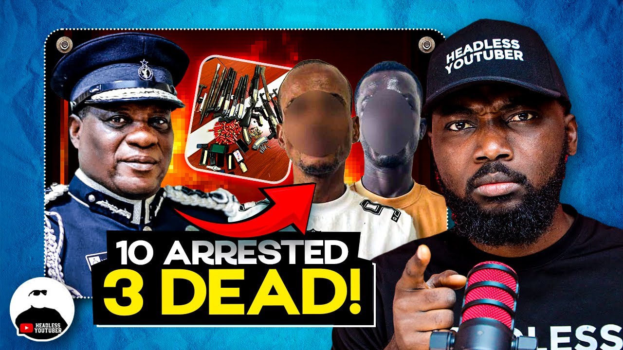 How 10 Notorious Armed Robbers were Arrested by Ghana Police. || Full Gist