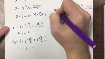 Find the four 4th roots of -4.