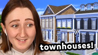 making townhouses for a HUGE family in the sims! (Streamed 12/8/23)