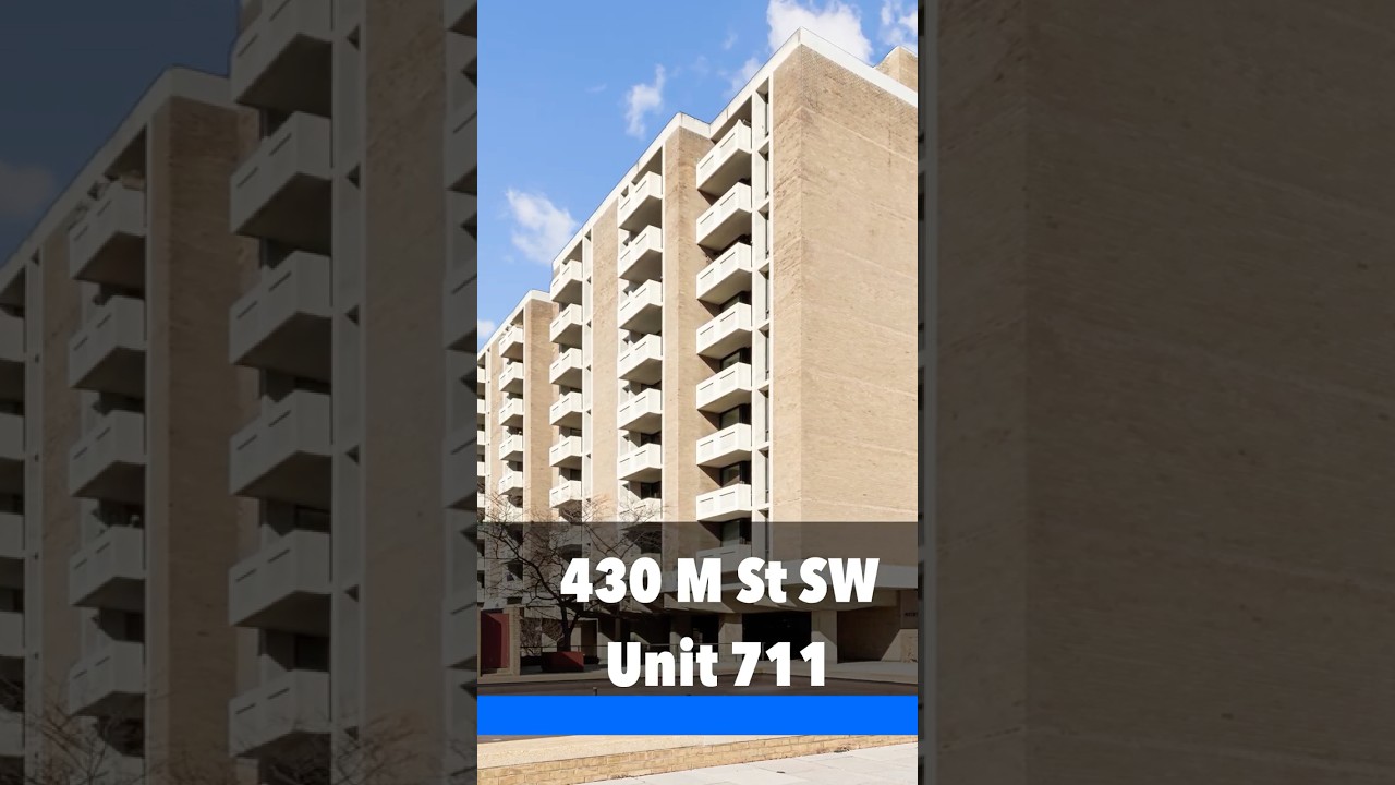 Modern 2 Bedroom, 2 Bathroom unit in SW DC! Walk to the Wharf, Metro, restaurants, coffee shops!