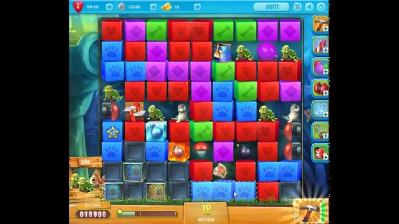 Pet Rescue Saga level 723 no hammers 😈 ►TOBIAS DEAMON◄
