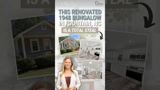 New Listing | Renovated 1948 Bungalow | 3631 S Lynch Street Fountain NC
