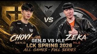 CHOC DES TITANS : TOP 1 VS TOP 2 LCK GEN vs HLE - Matchs - Meilleurs moments - LCK PRINTEMPS 2026