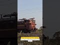 Train Coming Out Of Bridge | Twin Electric Engines with Goods Train | #indianrailways #shorts