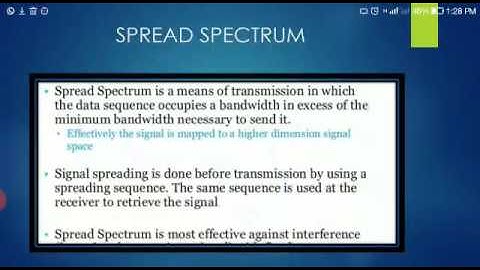 EC 302 DC Module V-Spread Spectrum-Asst Prof Anitha K Mohan