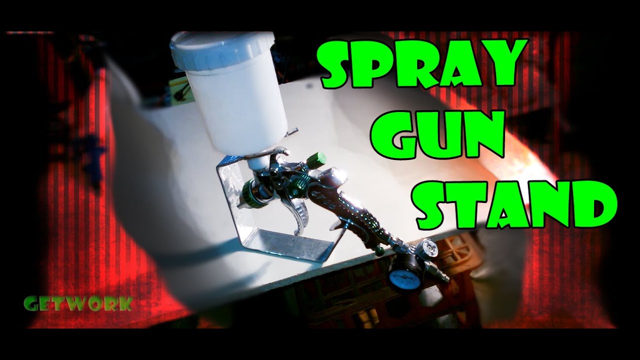  Homemade  HVLP spray  gun  stand YouTube