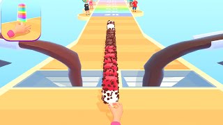 POPSICLE STACK game HIGH SCORE BEST 💕👸🌈 Gameplay All Levels Walkthrough iOS Android New Game 3D App screenshot 4