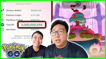 Gigantamax Snorlax Battle Day AGAIN! Reached 5 Billion XP! - Pokemon GO