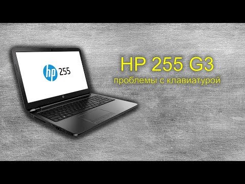 HP 255 G3 не работают клавиши