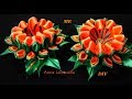 Цветы канзаши на зажиме/DIY/Flowers kanzashi on the clip