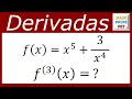 DERIVADAS DE ORDEN SUPERIOR - Ejercicio 3