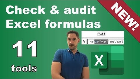 11 evaluate formula tricks to check/audit in Excel NEW in 2023