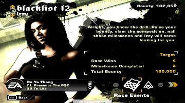 Need For Speed Most Wanted (2005) - Blacklist #12 - Izzy - Races and Milestones