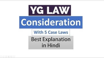 Consideration - Law of Contracts