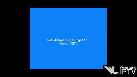 Reset a MAG box to factory settings
