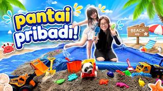 YUKA-CHAN BIKIN PANTAI PRIBADI DI RUMAH! | vlog