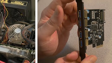 INSTALL A USB3 PCI-E CARD | ADD USB PORTS TO YOUR PC! (MAILIYA PCI-E 4 PORT USB3 CARD)