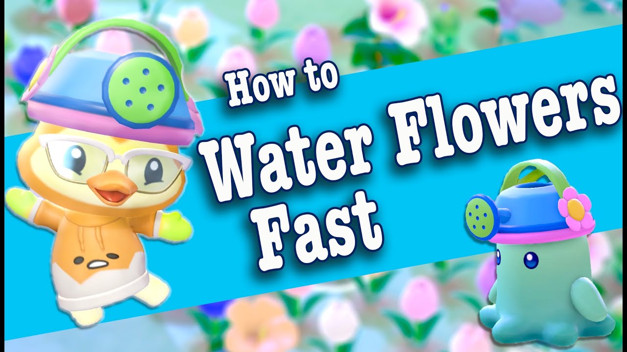 How to Water Flowers Quickly in Hello Kitty Island Adventure - Update 1.7