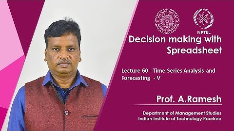 Lecture 60 - Time Series Analysis and Forecasting  - V