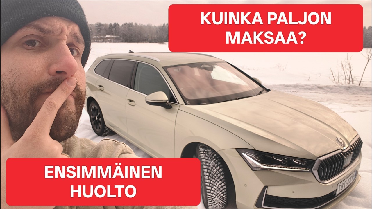 Kuinka PALJON maksaa UUDEN polttomoottoriauton ensihuolto?