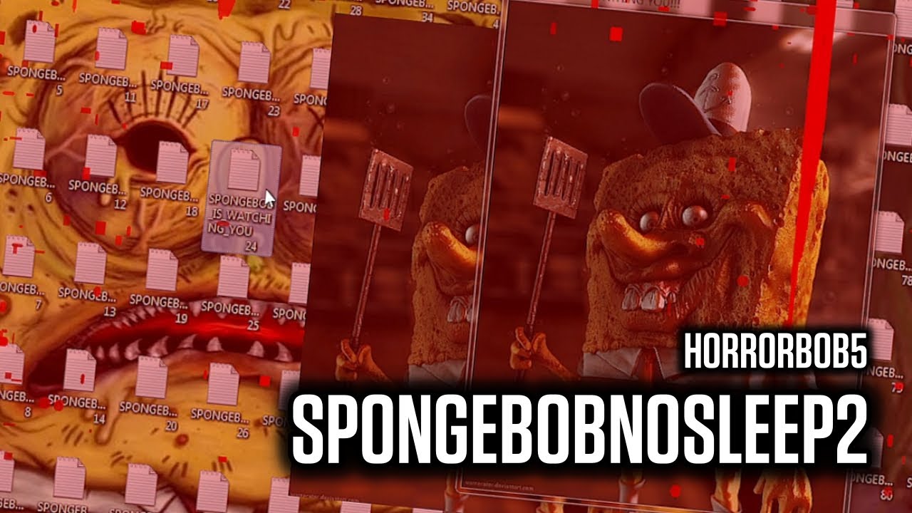 Ketika Spongebob jadi Virus PC yang CreepyPasta - SpongebobNoSleep2 (HorrorBob5)