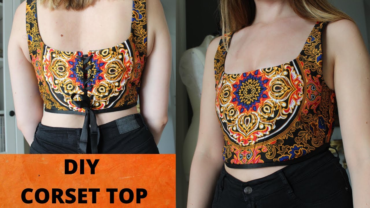 DIY Trendy Corset Top From Scratch easy ish How To Make Pattern diy-trendy-corset-top-from-scratch-easy-ish-how-to-make-pattern