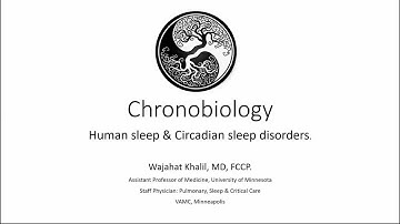 Chronobiology: Human Sleep and Circadian Disorders