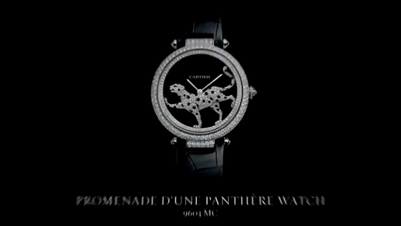 cartier panthere watch youtube