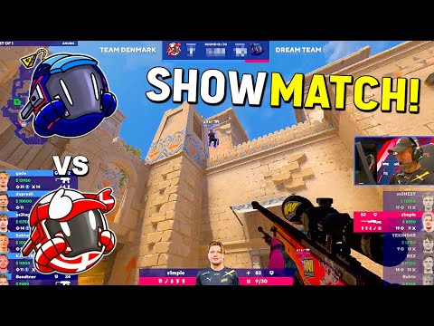 FUNNIEST ANUBIS SHOWMATCH with s1mple m0nesy.. - BLAST Premier 2022 BEST MOMENTS - CSGO Highlights