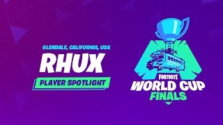 Fortnite World Cup Finals - Player Profile - Rhux