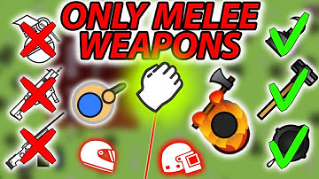 NO GUNS CHALLENGE! ONLY MELEE WEAPONS! | Surviv.io