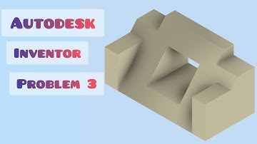 Autodesk inventor problem 3 in | Isometric view | Technical drawing | Engineering drawing